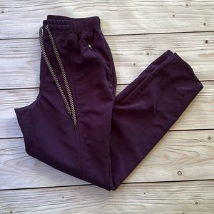 Jaanuu Navy Five Pocket Step Hem Scrub Pants